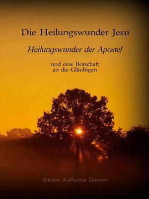 cover image of Die Heilungswunder Jesu, Heilungswunder der Apostel